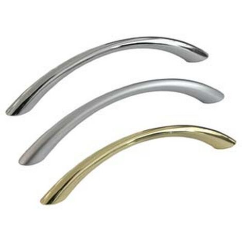 5PZ MANIGLIE PER MOBILI FISSE MOD.UP82 IN ZAMA - INTERFORI MM.96 CROMO LUCIDO