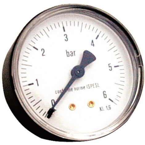 5PZ MANOMETRO PER AUTOCLAVE ATTACCO POSTERIORE
