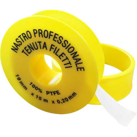 5PZ NASTRO TEFLON PROFESSIONALE 3/4x15 mt. spessore mm. 0,20