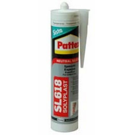 5PZ PATTEX SILICONE SISTA SL 618 SOLYPLAST PER SPECCHI - ml.300