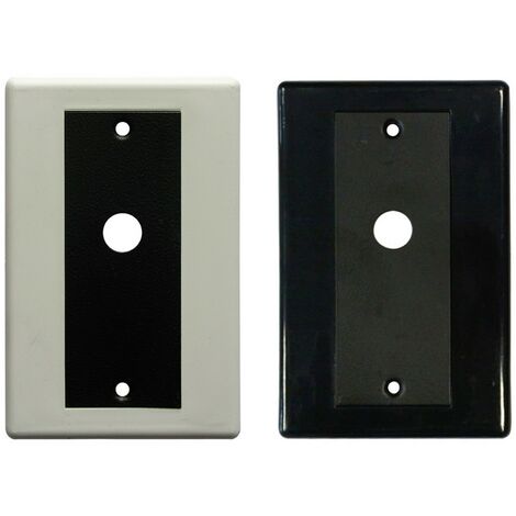 5PZ PLACCA PER ARGANO A FUNE colore bianco