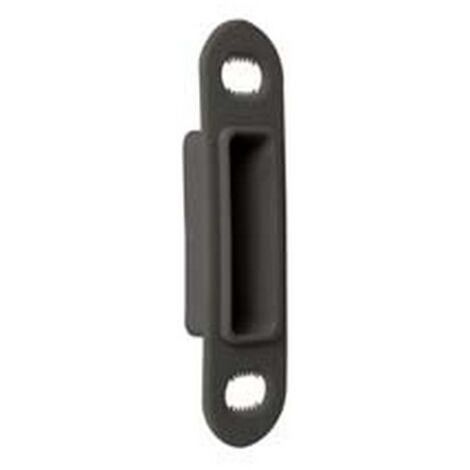 5PZ POZZETTO 709 PER CONTROPIASTRA G188 NERO OPACO - MM.81,8X21,8 IN ABS