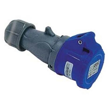 5PZ PRESA INDUSTRIALE VOLANTE BLU 2P+T CEE IP44 -16A colore blu