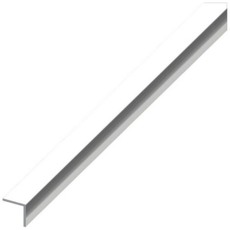 5PZ PROFILO ANGOLARE ALLUMINIO Argento Cromato mm. 10x10x1 mt. 2