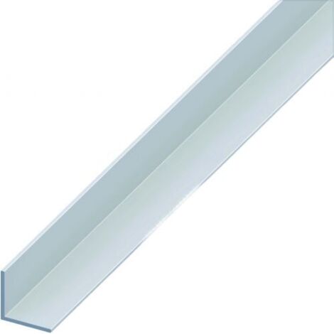 5PZ PROFILO ANGOLARE ALLUMINIO Argento Satinato mm. 40x40x1,5 mt. 2