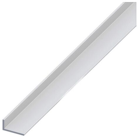 5PZ PROFILO ANGOLARE ALLUMINIO (lati disuguali) Bianco mm. 15x10x1 mt. 2