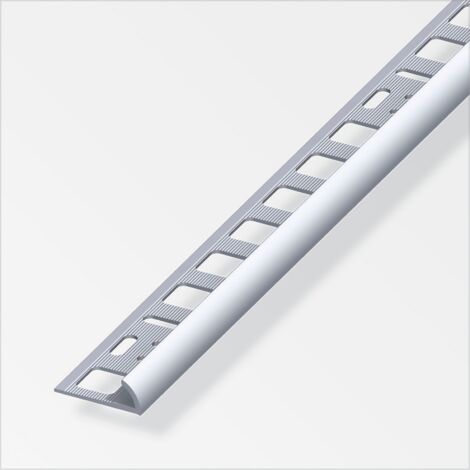 5PZ PROFILO JOLLY APERTO ALLUMINIO SATINATO MM. 8 H. CM.250