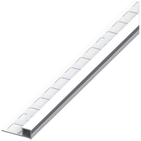 5PZ PROFILO QUADRATO CHIUSO JOLLY ALLUMINIO Argento Cromato mm. 12,5x2,5 mt.