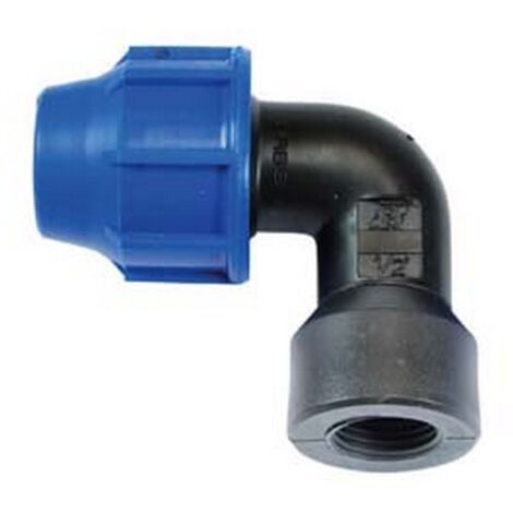 5PZ RACCORDO A COMPRESSIONE GOMITO 90° FEMMINA PN16 - ø mm-50x F 1" ½
