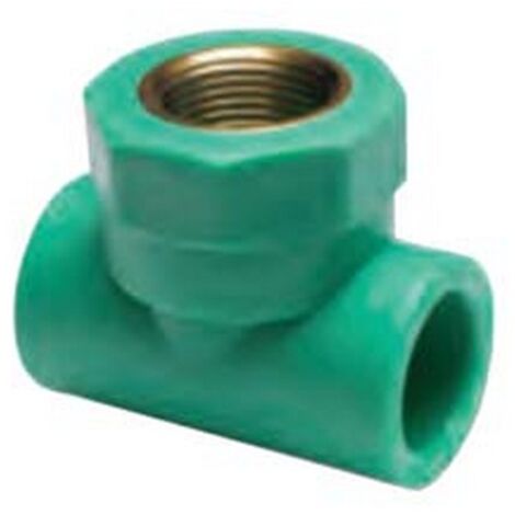 5PZ RACCORDO A T FILETTATA FEMMINA IN PPR PN25 - F ø mm.25x3/4"x25