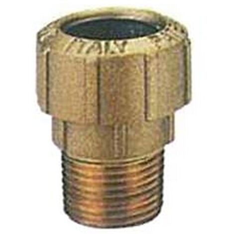 5PZ RACCORDO VX DRITTO MASCHIO PER TUBO POLIETILENE ART.015 - M 3/4" x ø mm.25