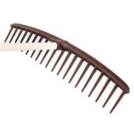 5PZ RASTRELLO POLIPROPILENE 20 DENTI ERBA FIENO SPALLA CURVA cm69 gr260