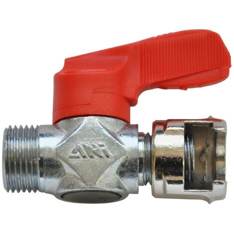 5PZ RUBINETTO DI LINEA CON DADO FRESATO 13/A AIR/11 - 1/4M