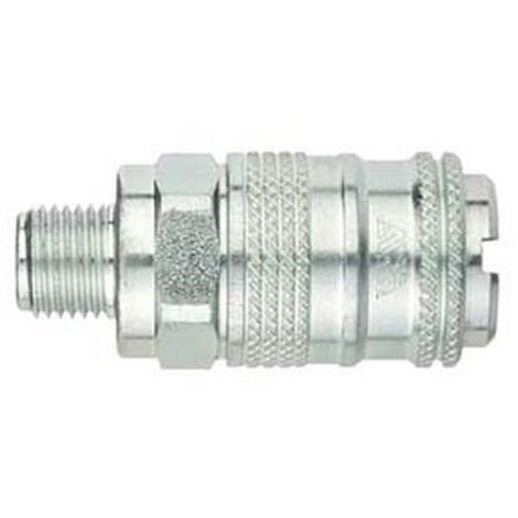 5PZ RUBINETTO RAPIDO UNIVERSALE A SFERE FILETTATO MASCHIO - attacco cilindrico 1/2"M art.17/BM