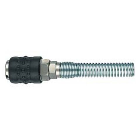 5PZ RUBINETTO RAPIDO UNIVERSALE CON MOLLA - per tubo  mm.8X10 art.64/MF3