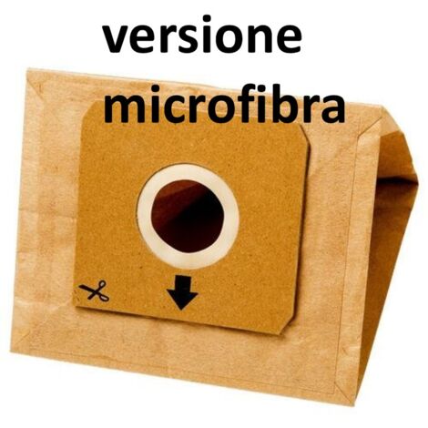 5PZ SACCHETTI MICROFIBRA DE LONGHI CLEOS ORBIT XTH180 170 XTD3080E
