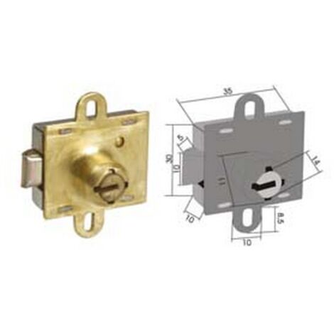 5PZ SERRATURA DA INCASSO PER CASELLARIO 143 - (143)