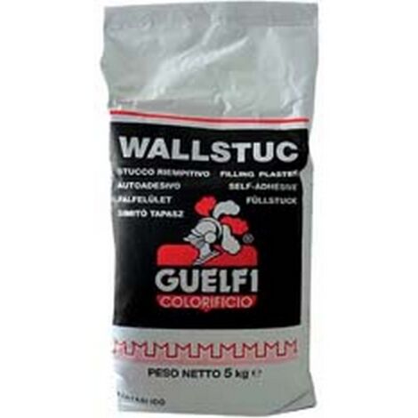 5PZ STUCCO IN POLVERE "WALLSTUC" PER INTERNI - Kg.5 bianco