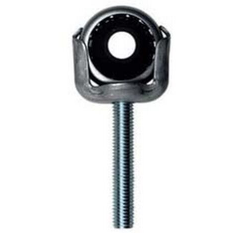 5PZ SUPPORTO REGOLAR CON CUSCINETTO A SFERA BOCCOLA NYLON PER AVVOLGIBILI - gambo filettato M10