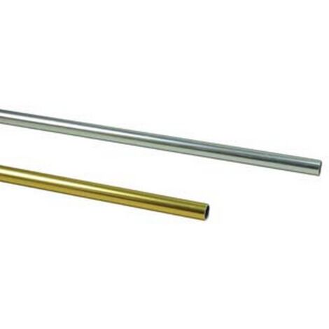 5PZ TUBO ALLUMINIO - mt.2h. ø mm.12,5 alluminio oro