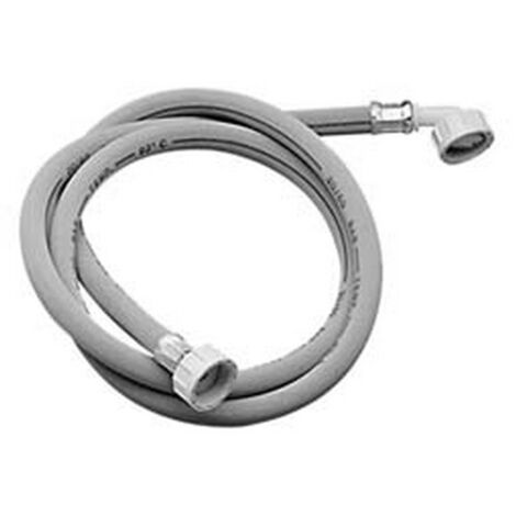 5PZ TUBO CARICO PER LAVATRICE CON CURVA - attacco FF 3/4 cm.200