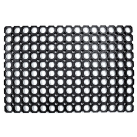 5PZ ZERBINO ROBUSTUS COMPONIBILE PVC NERO 40X70 CM