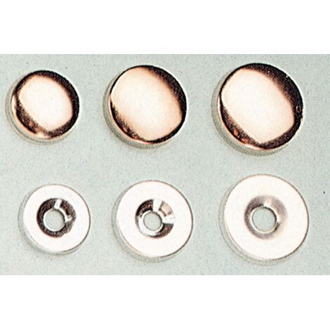 5SCATOLE SC BORCHIA COPRIVITE OTTONE LUCIDO 14 MM DA 12 PZ