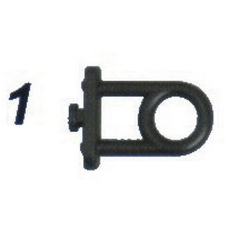 5SCATOLE SC GANCI PLASTICA X PANNELLI FIG.1"OCCHIO"(PZ.5)