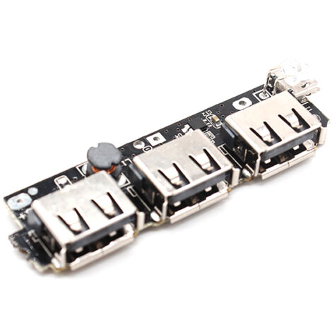 5V 2,1A USB-Ladegerät für 18650-Akkus mit 3 Mini-USB-Anschlüssen und Schutz