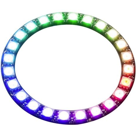 5V 24 Bits LED Ring Light Lamp WS2812B 5050 LED Ring Compatible with LED Display, with Built-in Drivers