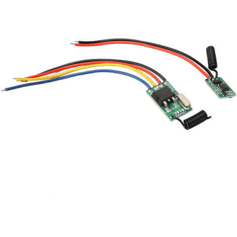 5V-24V Sender und 6V-36V Empfänger, 433MHz RF-Funkschalter für Tore, Böden und Trennwände.