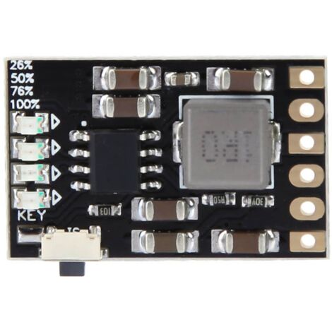 5V 2A Schutzmodul für 3,7V und 4,2V Lithium-Ionen-Akkus – 4-in-1 Lade- und Entladeplatine