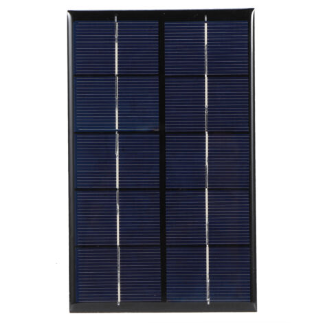 5V 2W Solarpanel zum Laden von Handys, GPS-Geräten, Digitalkameras und zum Betreiben von Akkus, 3,5 x 5,6 Zoll