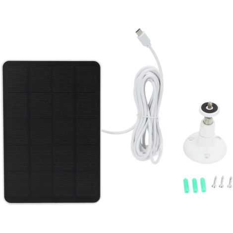 5V 4W monokristallines Solarmodul, Solarladegerät mit geringem Stromverbrauch für Überwachung und Sicherheit