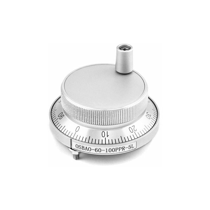 Neige - 5V 60MM Encoder Wheel Encoder, Manual cnc Pulse Encoder, for cnc System