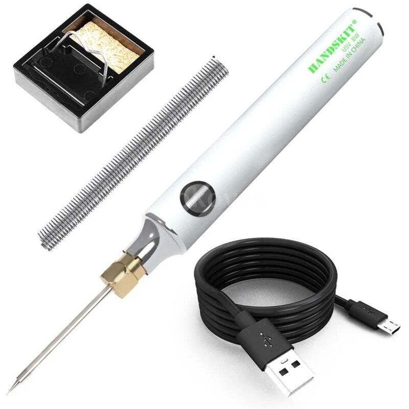Image of Alovez - 5V 8W usb Elektrischer Lötkolben Stift Schnelle Heizung Handschweißwerkzeugsatz