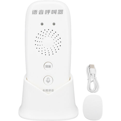 5V Voice Intercom Pager Wireless SOS Call Button Pager Nurse Calling Alert System Pager for Home Tea House Hotel