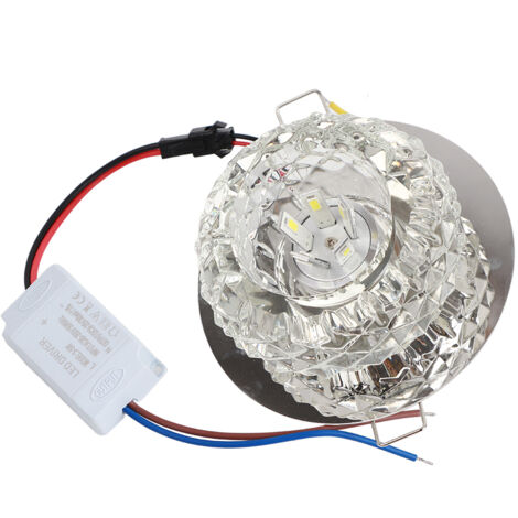 5W 10CM LED-Deckenleuchte mit Kristallen, Badezimmer-/Schlafzimmer-Deckenleuchte, moderne Tischleuchte für den Innenbereich