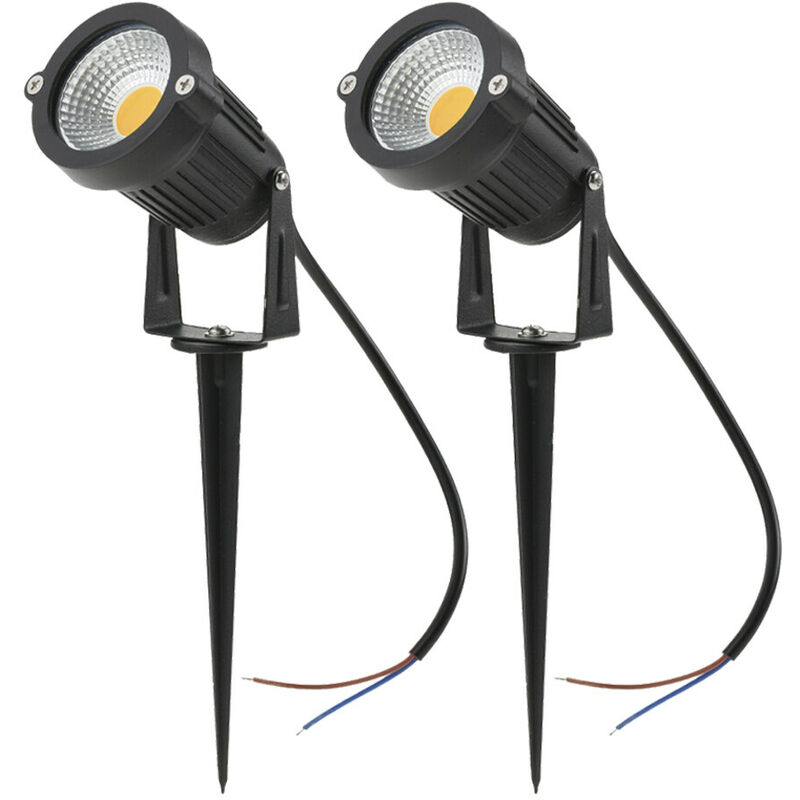 5W 2 Pezzi COB LED Lampada da Prato AC/DC 12V Luce...