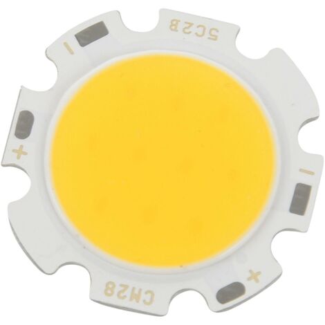 5w Chip Light Round Cob Super Led Light Led Lamp Bulbs Warm White Dc15-17v