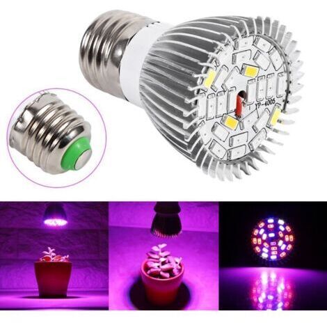 5W E27 LED élèvent la pleine ampoule de spectre d'ampoule pour des plantes d'intérieur végétal Veg fleur pour Jardin 28 Leds