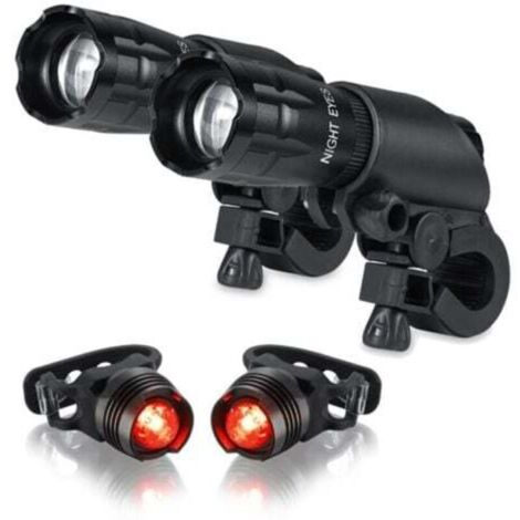 5W Mountain Bike Headlight Kit, Cycling Torch, Rechargeable Zoom, Strong Light (Style 2)
