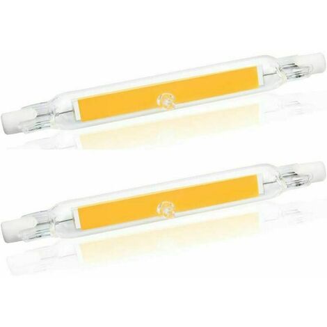 5W R7S 78MM J78 COB Filament LED Bulb, 500 Lumens 360 Degree, 30W 48W 50W Halogen Bulb Equivalent, Perfect for Home, Kitchen, Room, Balcony, Office, etc (2pcs, Warm White 2700K)