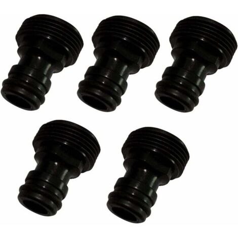 5X Adaptateur connecteur raccord Rapide Tuyau vers Filetage mâle 3/4 C17785