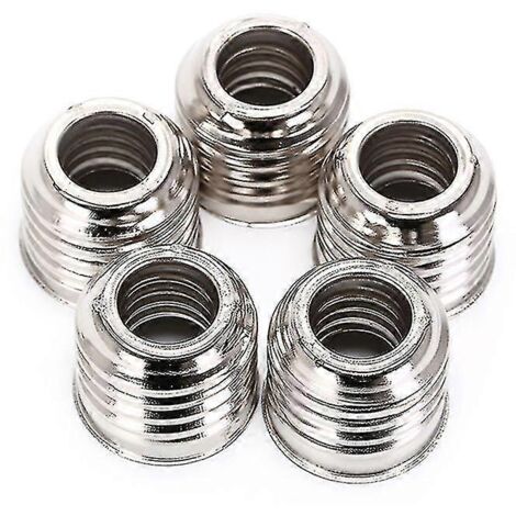 5x Adaptateur de douille E27 vers E14 pour ampoule