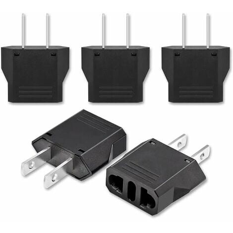 5x Adaptateur de Voyage,adaptateur prise france vers usa,adaptateur prise usa,adaptateur usa,adaptateur prise canada,Adaptateur Prise Universelle Americaine/Chine/Japon/Canada/Mexique