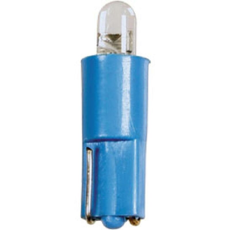 5x Ampoules led bleu T3 24V special tableau de bord [620525] W2x4.6d - Bleu