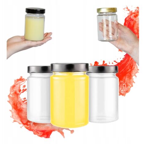 5X ATENA Tarro 330ML + TAPA ALTA FI66 MERMELADA MIEL REGALO BODA