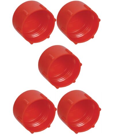 5x Bouchon anti-poussière filetage femelle métrique en plastique Embout Raccord Capuchon Enveloppant Protection Tuyau Hydraulique Tube, M26 x 1,5mm