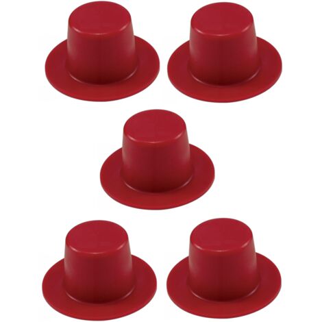 5x bouchon anti poussière hydraulique rouge 16,7mm - 19,2mm embout capuchon protection raccord à sertir tube
